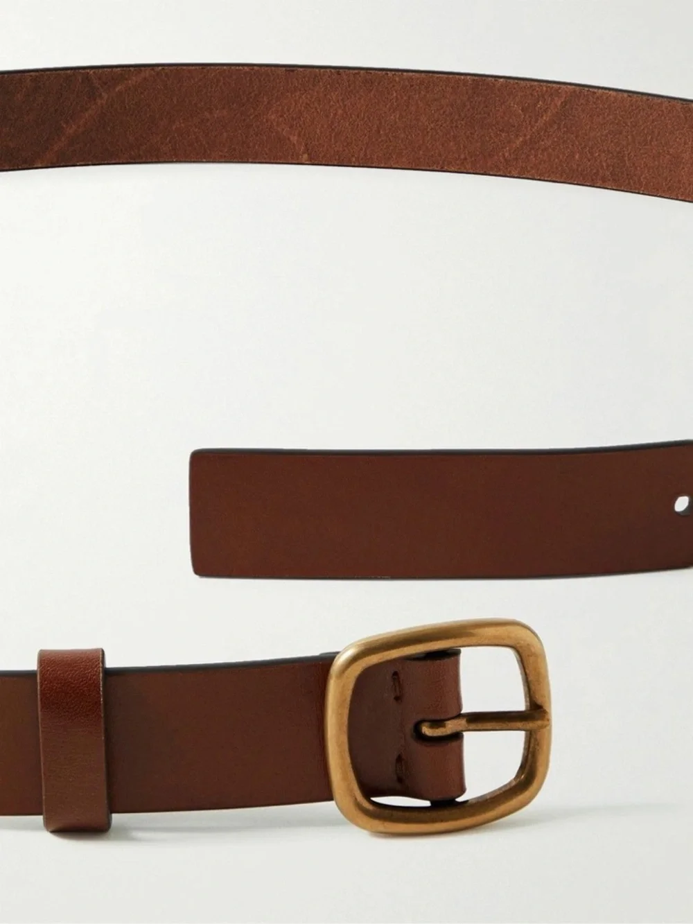 Acne Studios 2.5 cm slim leather belt • Sz Small